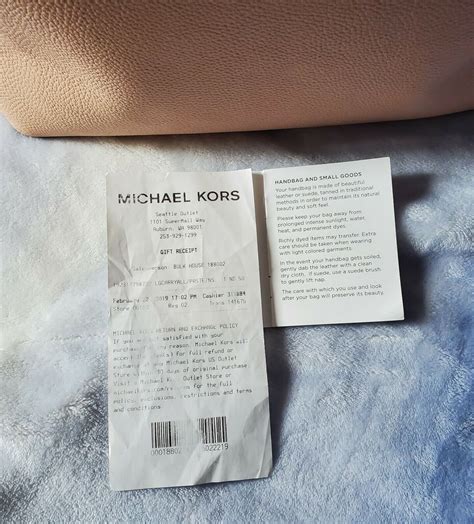 michael kors return without receipt|Michael Kors return address.